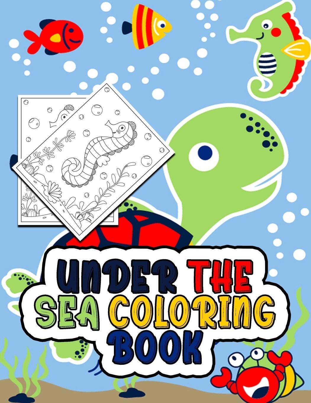 Книга Under the Sea Coloring Book Norea Dahlberg