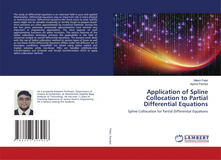 Knjiga Application of Spline Collocation to Partial Differential Equations Jigisha Pandya