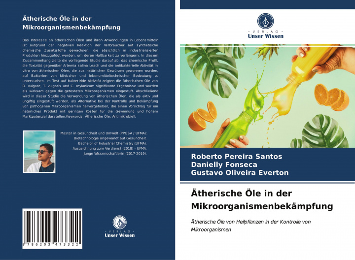 Könyv Ätherische Öle in der Mikroorganismenbekämpfung Danielly Fonseca
