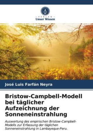 Kniha Bristow-Campbell-Modell bei täglicher Aufzeichnung der Sonneneinstrahlung 