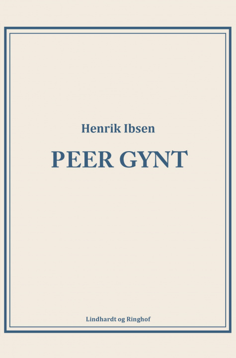 Carte Peer Gynt 
