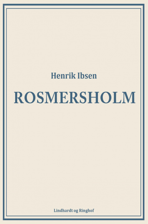 Kniha Rosmersholm 