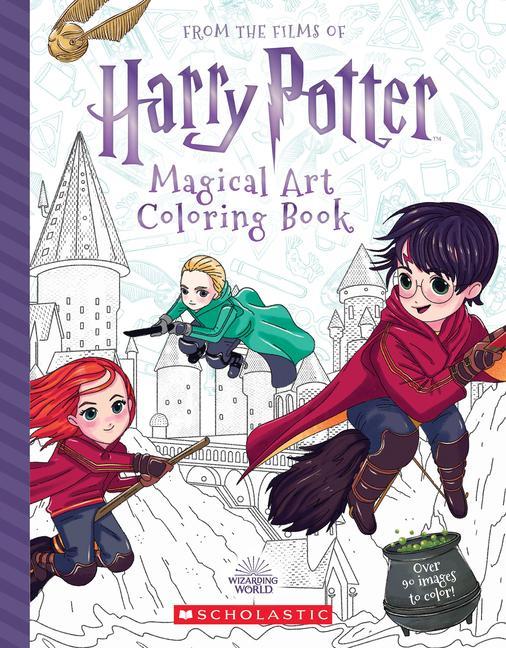 Knjiga Magical Art Coloring Book (Harry Potter) 