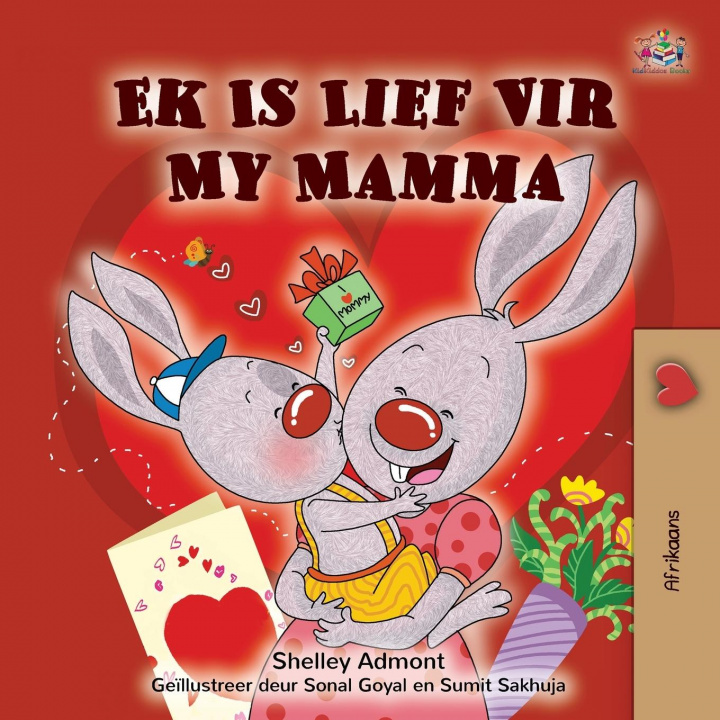 Könyv I Love My Mom (Afrikaans children's book) Kidkiddos Books