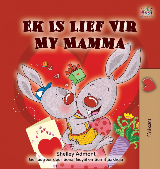 Kniha I Love My Mom (Afrikaans children's book) Kidkiddos Books