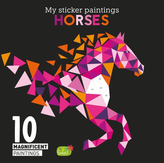 Libro My Sticker Paintings: Horses 