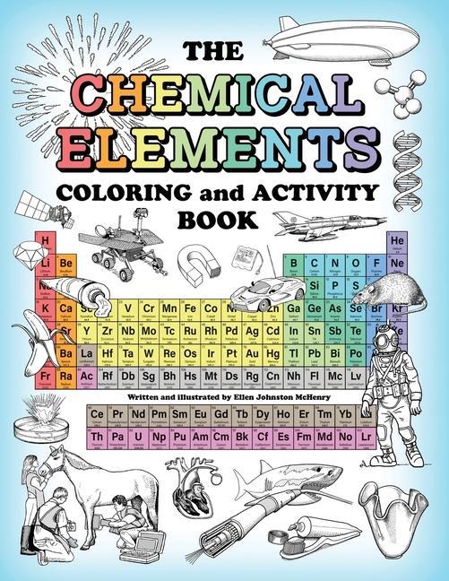 Carte Chemical Elements Coloring and Activity Book 