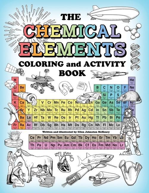 Livre Chemical Elements Coloring and Activity Book 