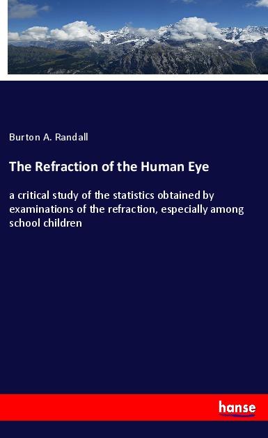 Kniha Refraction of the Human Eye 