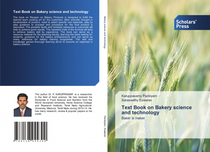 Книга Text Book on Bakery science and technology Saraswathy Eswaran