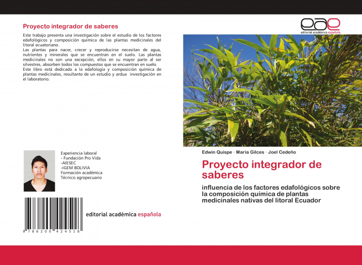 Knjiga Proyecto integrador de saberes María Gilces