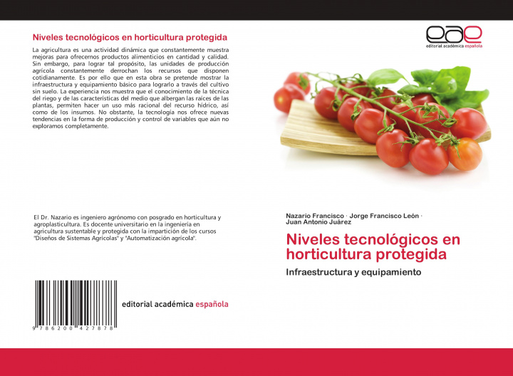 Kniha Niveles tecnologicos en horticultura protegida Jorge Francisco León