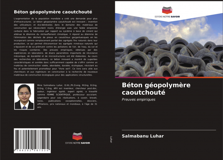 Knjiga Beton geopolymere caoutchoute 