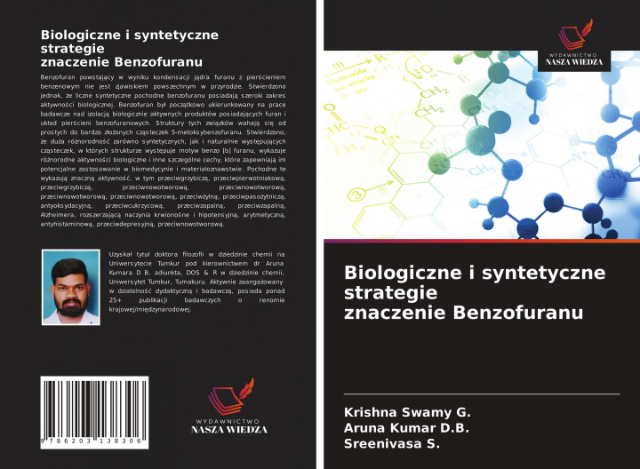 Kniha Biologiczne i syntetyczne strategie znaczenie Benzofuranu Aruna Kumar D. B.