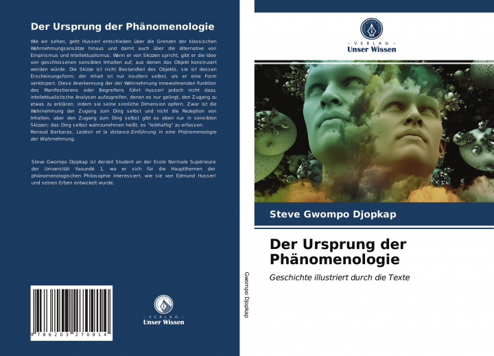 Kniha Der Ursprung der Phänomenologie 