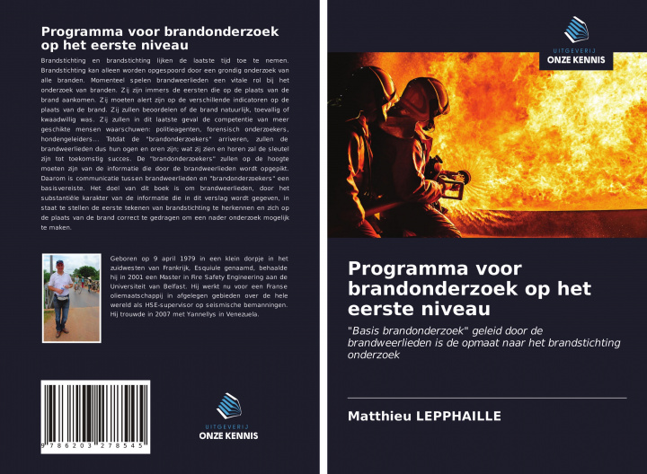 Książka Programma voor brandonderzoek op het eerste niveau 