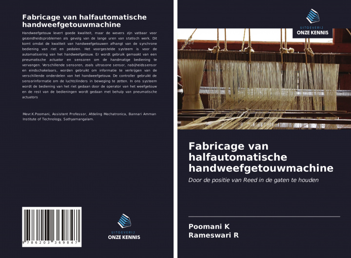 Knjiga Fabricage van halfautomatische handweefgetouwmachine Rameswari R