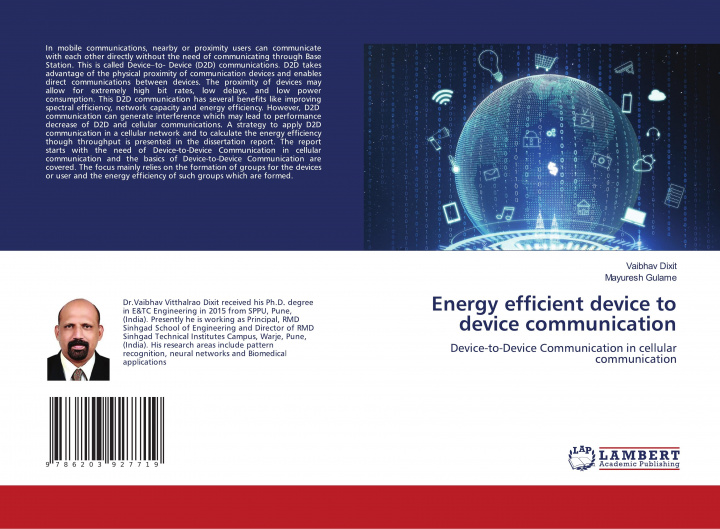 Βιβλίο Energy efficient device to device communication Mayuresh Gulame