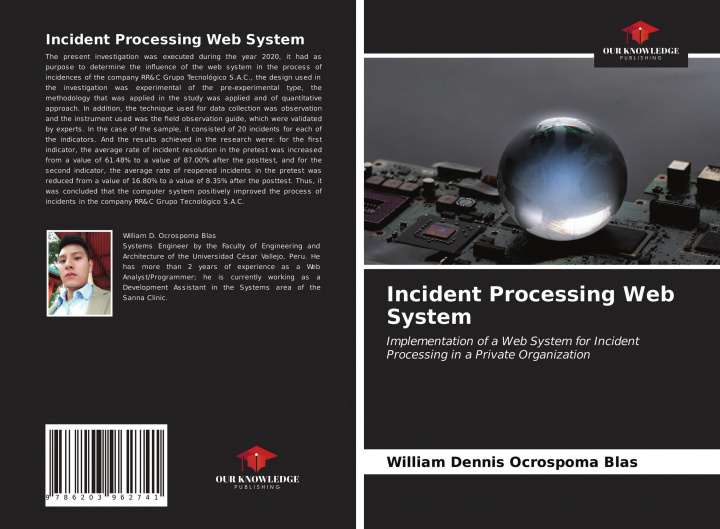 Knjiga Incident Processing Web System William Dennis Ocrospoma Blas