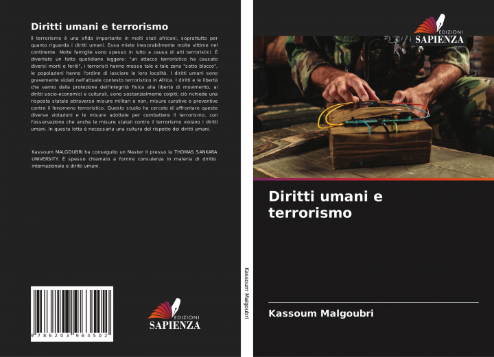 Knjiga Diritti umani e terrorismo Kassoum Malgoubri