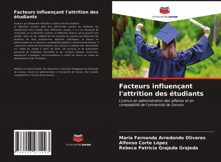 Libro Facteurs influençant l'attrition des étudiants Alfonso Corte López