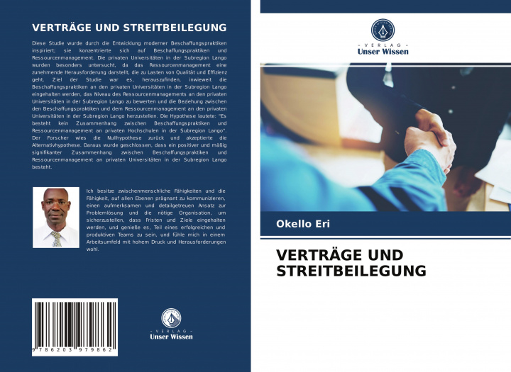 Knjiga VERTRÄGE UND STREITBEILEGUNG 