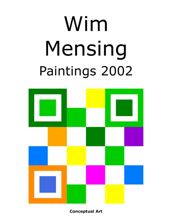 Книга Wim Mensing Paintings 2002 Mensing Wim Mensing