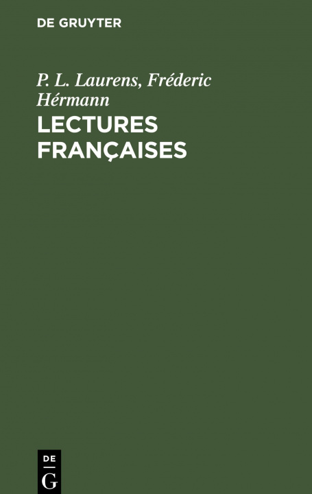Knjiga Lectures Francaises Fréderic Hérmann