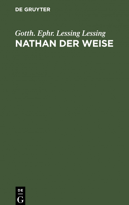 Kniha Nathan Der Weise 