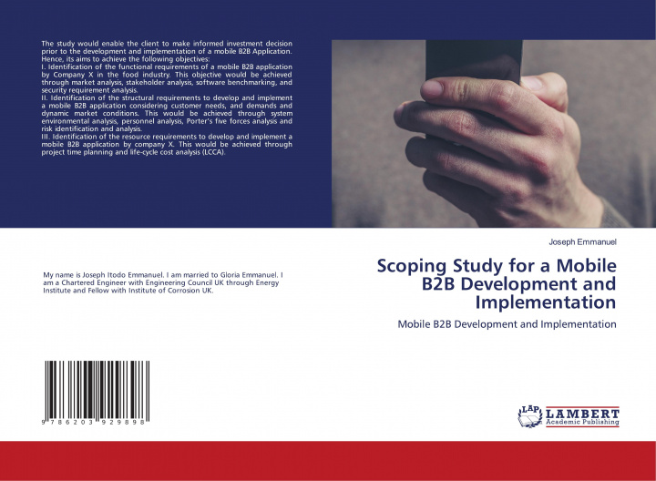 Knjiga Scoping Study for a Mobile B2B Development and Implementation Joseph Emmanuel