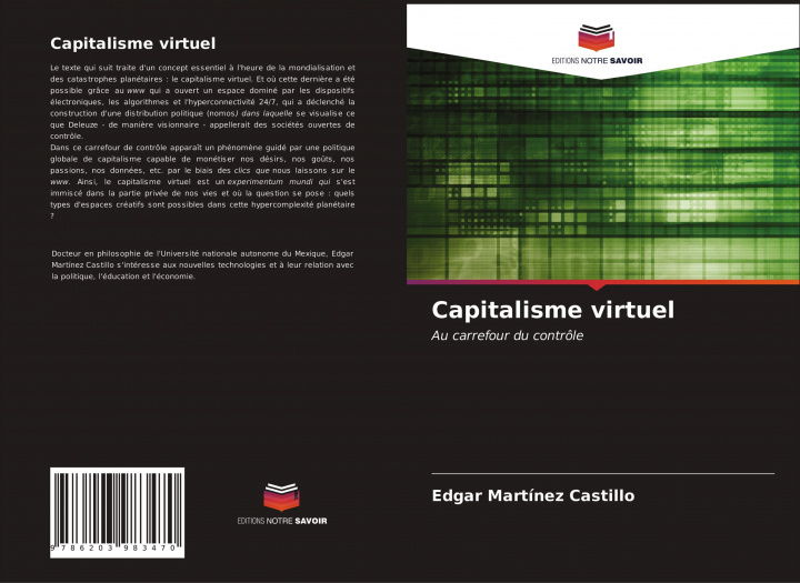 Boek Capitalisme virtuel Edgar Martínez Castillo