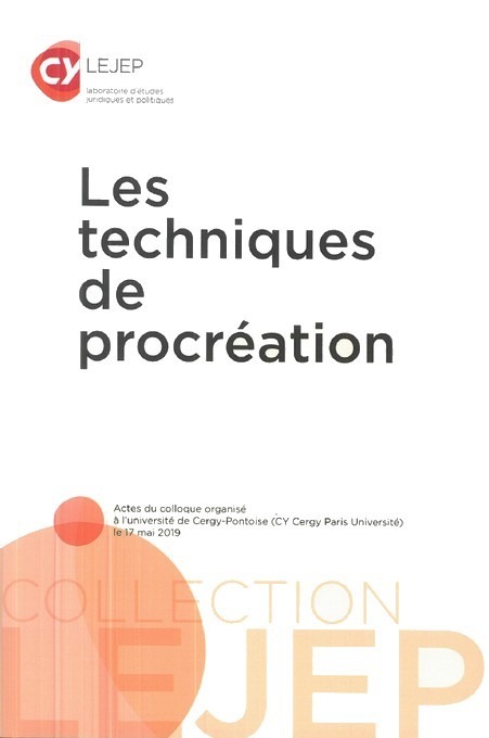 Libro Les techniques de procréation LOBRY A.