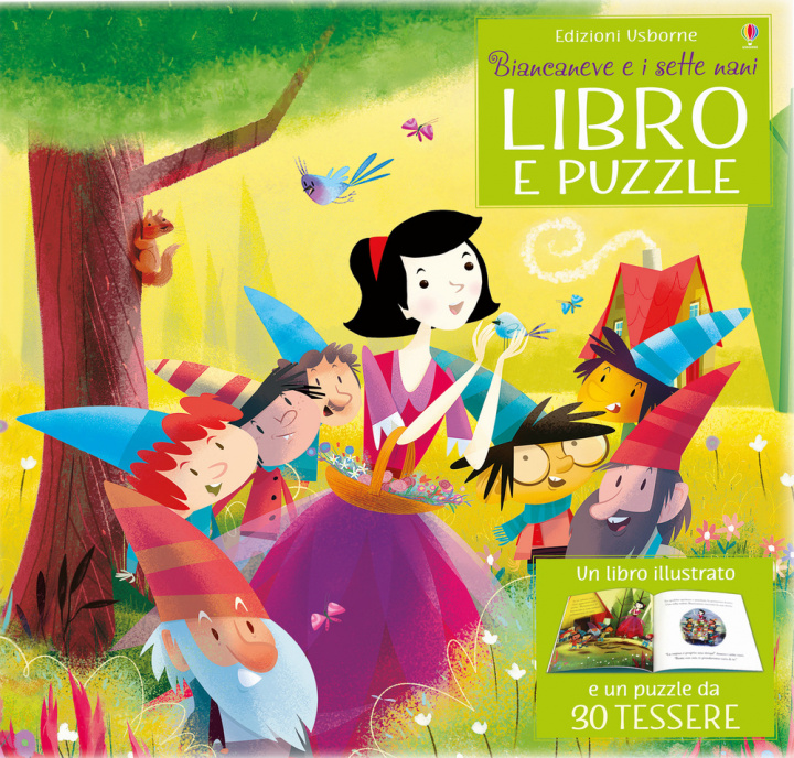 Knjiga Biancaneve e i sette nani. Libro e puzzle Lesley Sims