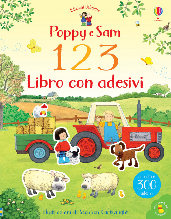 Книга Poppy e Sam. 1 2 3. Libro con adesivi Rachel Wilkie