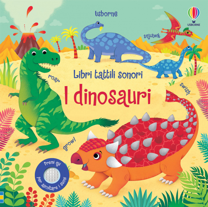 Книга dinosauri. Libri tattili sonori Sam Taplin