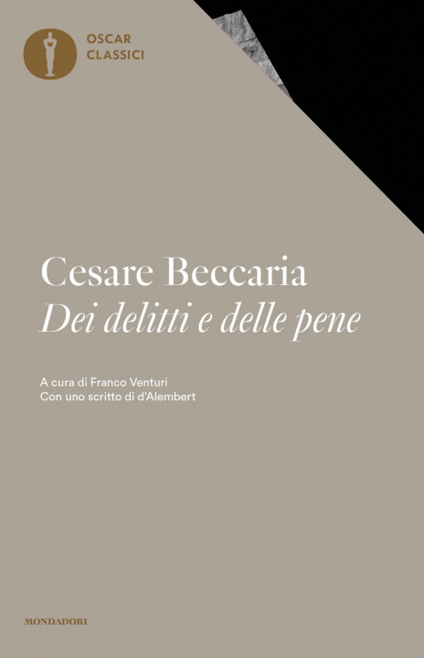 Kniha Dei delitti e delle pene Cesare Beccaria