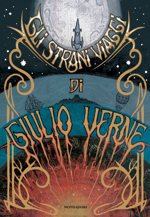 Carte strani viaggi di Giulio Verne Jules Verne