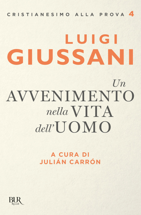 Книга avvenimento nella vita dell'uomo Luigi Giussani