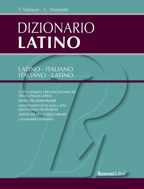 Könyv Dizionario latino 