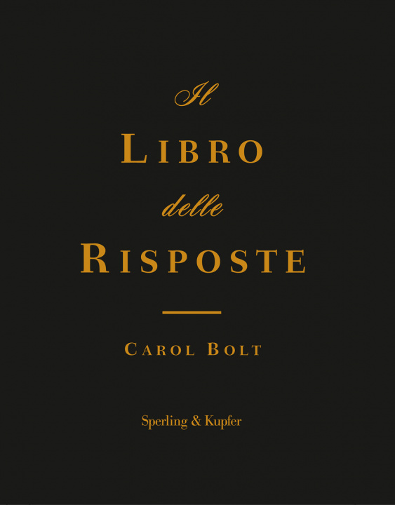 Książka libro delle risposte Carol Bolt