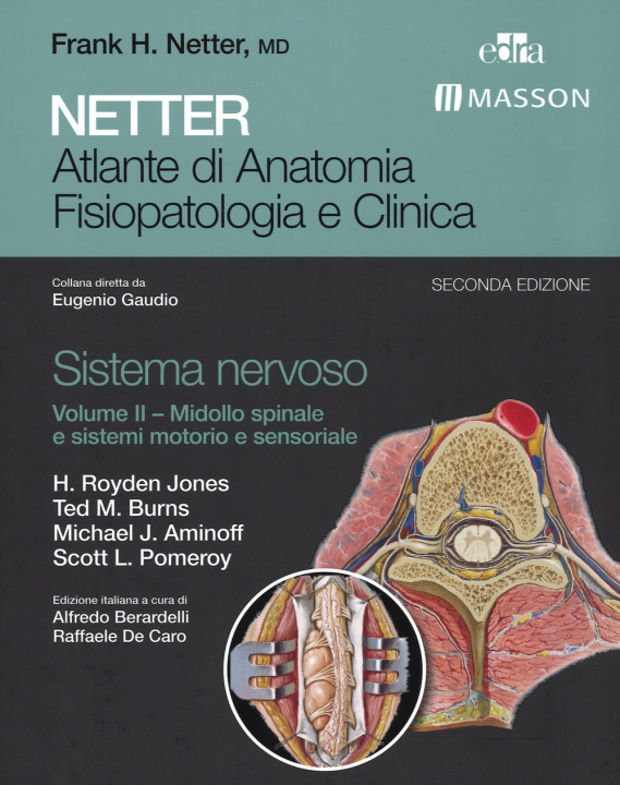 Kniha Netter. Atlante di anatomia fisiopatologia e clinica. Sistema nervoso H. Royden Jones