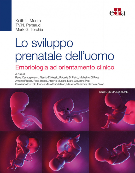 Könyv sviluppo prenatale dell'uomo. Embriologia ad orientamento clinico Keith L. Moore