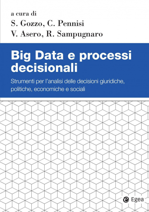 Kniha Big Data e processi decisionali. Strumenti per l'analisi delle decisioni giuridiche, politiche, economiche e sociali 