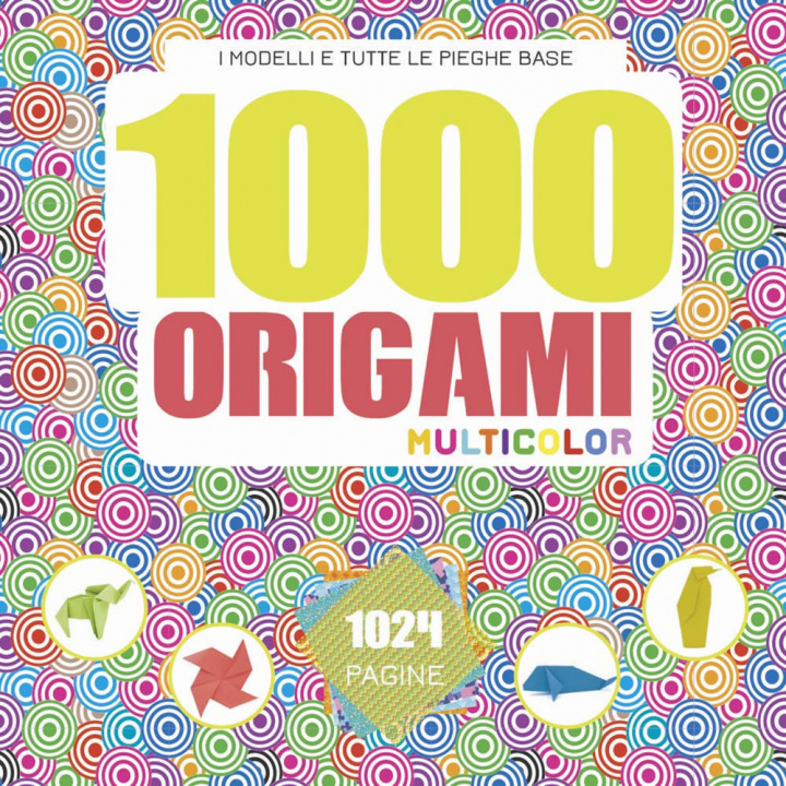 Kniha 1000 origami multicolor 