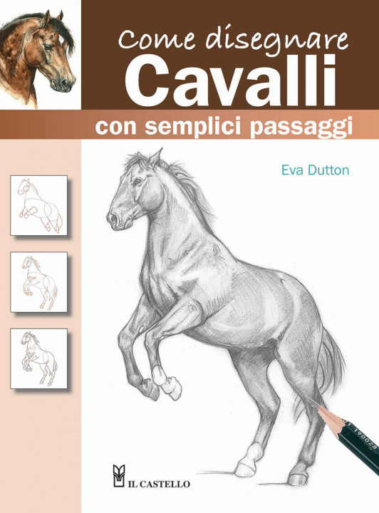 Kniha Come disegnare cavalli con semplici passaggi Eva Dutton