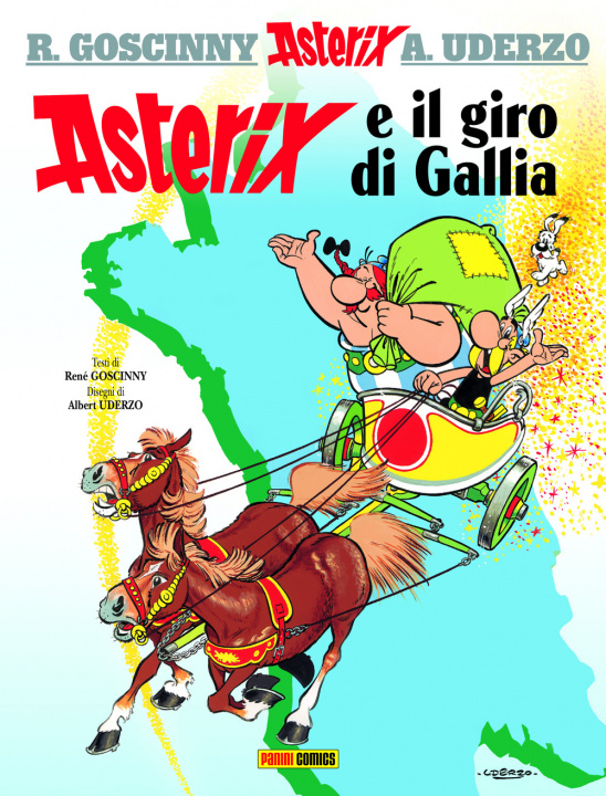 Książka Asterix e il giro di Gallia René Goscinny
