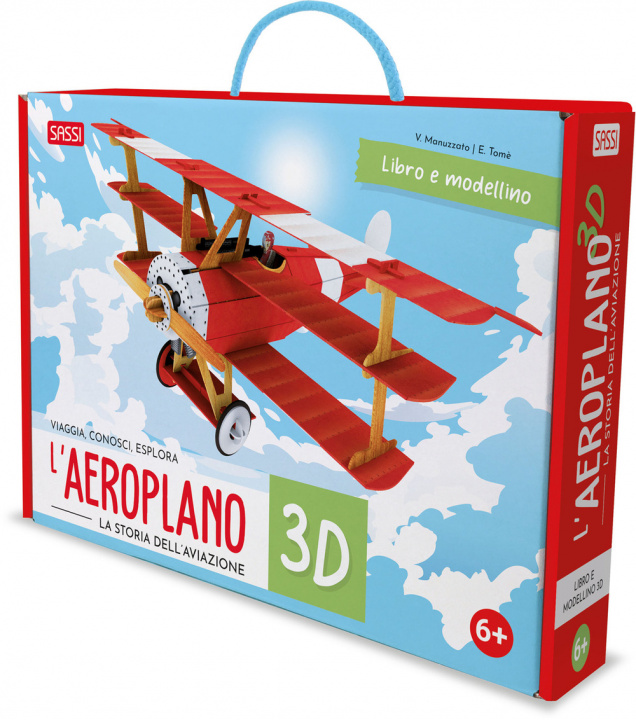 Kniha aeroplano 3D. La storia dell'aviazione. Viaggia, conosci, esplora Ester Tomè