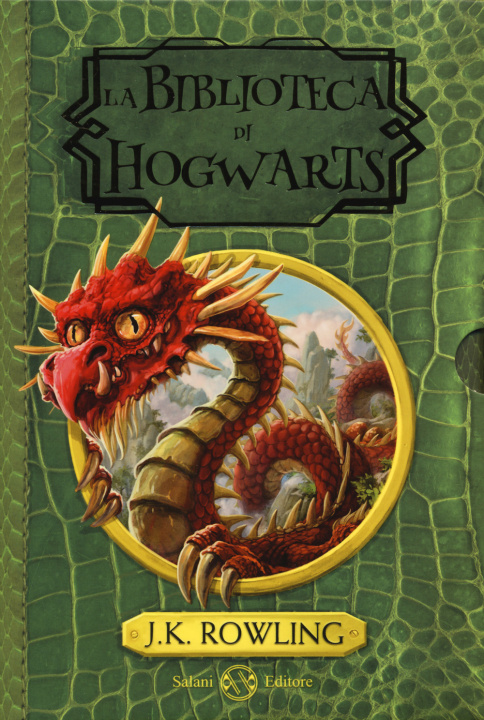 Kniha biblioteca di Hogwarts: Gli animali fantastici: dove trovarli-Le fiabe di Beda il Bardo-Il quidditch attraverso i secoli Joanne Rowling