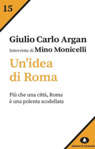 Книга idea di Roma. Intervista di Mino Monicelli Giulio Carlo Argan