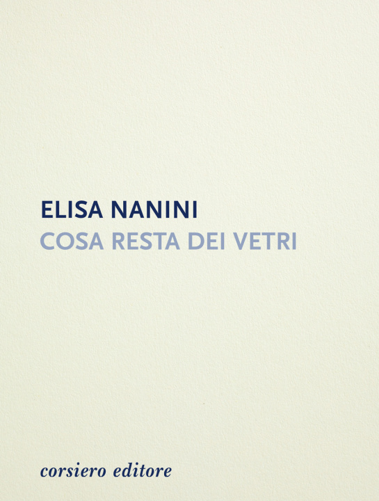 Kniha Cosa resta dei vetri Elisa Nanini